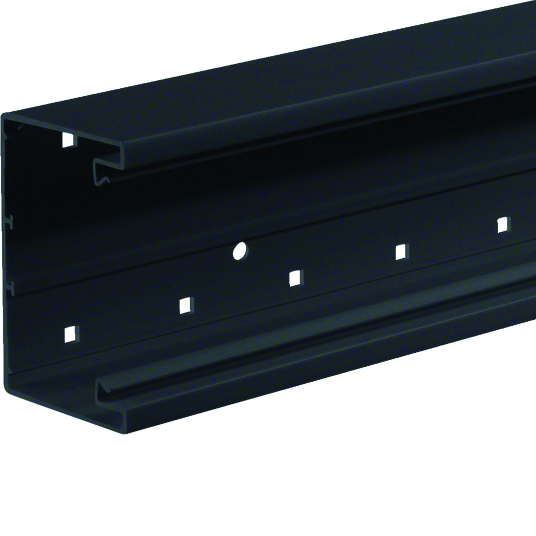 hager Installationskanal brp65100 pvc 65x100x2000 svart