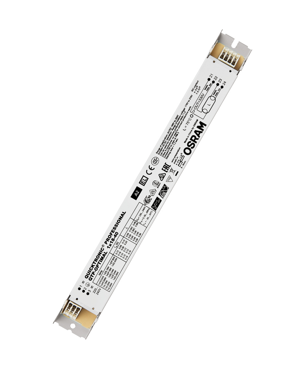 ELECTRONIC BALLAST QTP-OPTIMAL 1X18-40/220-240