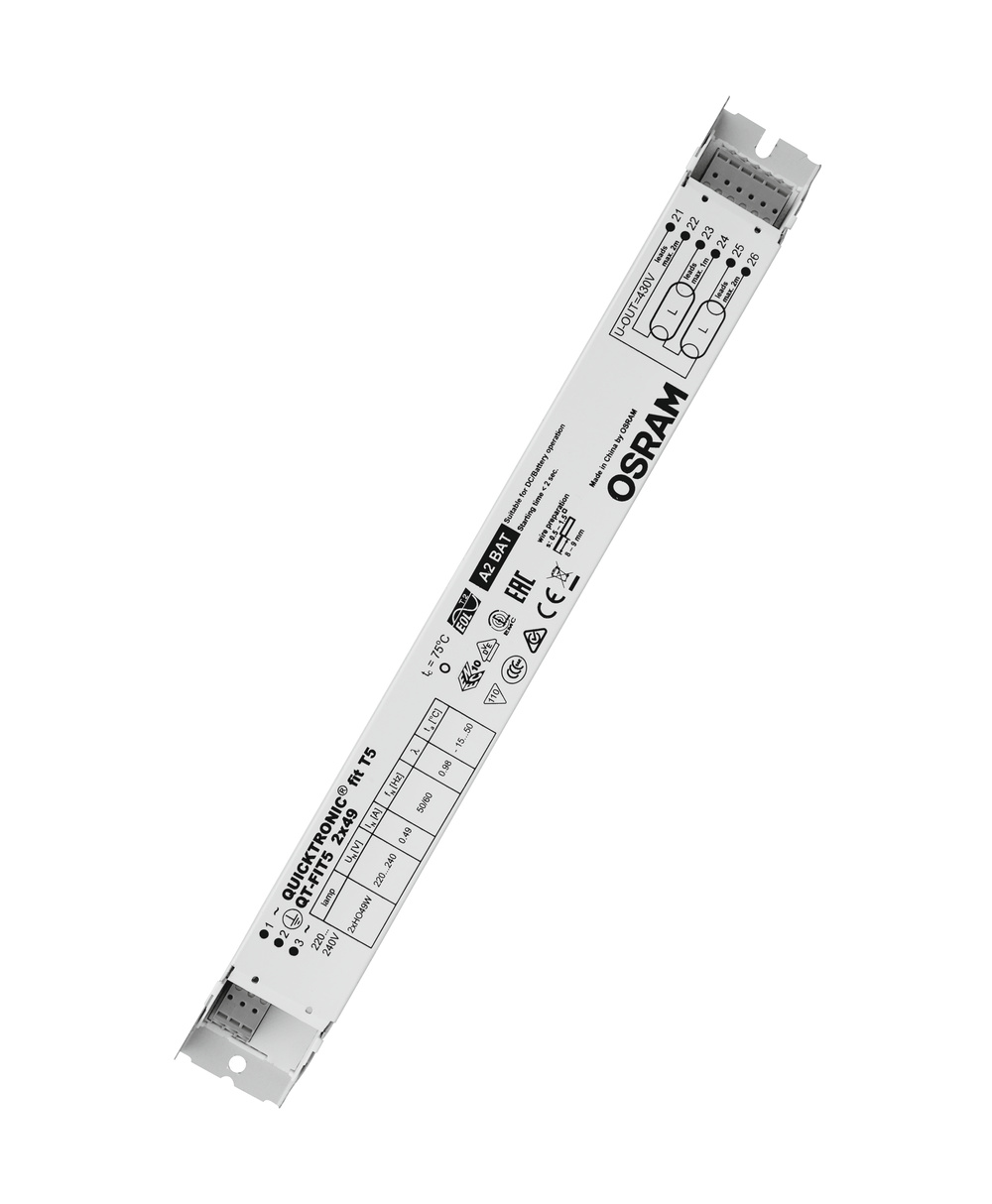 ELECTRONIC BALLAST QT-FIT5 2X49/220-240