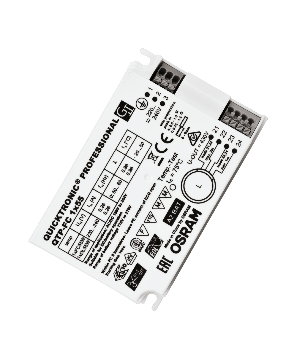 osram Electronic ballast qtp-fc 1x55w 230-240