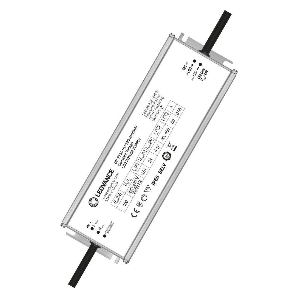 ledvance Led-liitäntälaite dr pfm cv dr-pfm-100/220-240/24/p