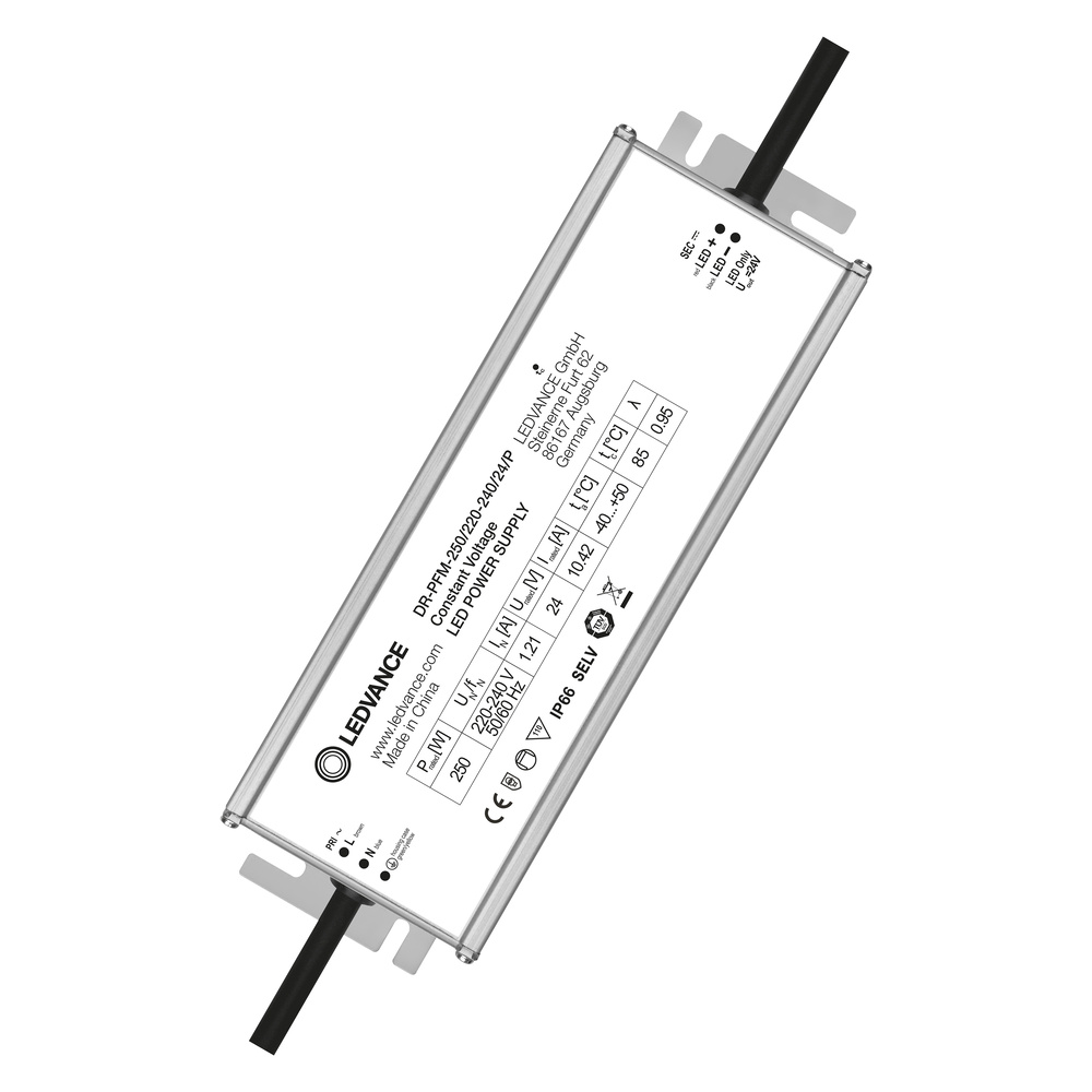 ledvance Led-liitäntälaite dr pfm cv dr-pfm-250/220-240/24/p