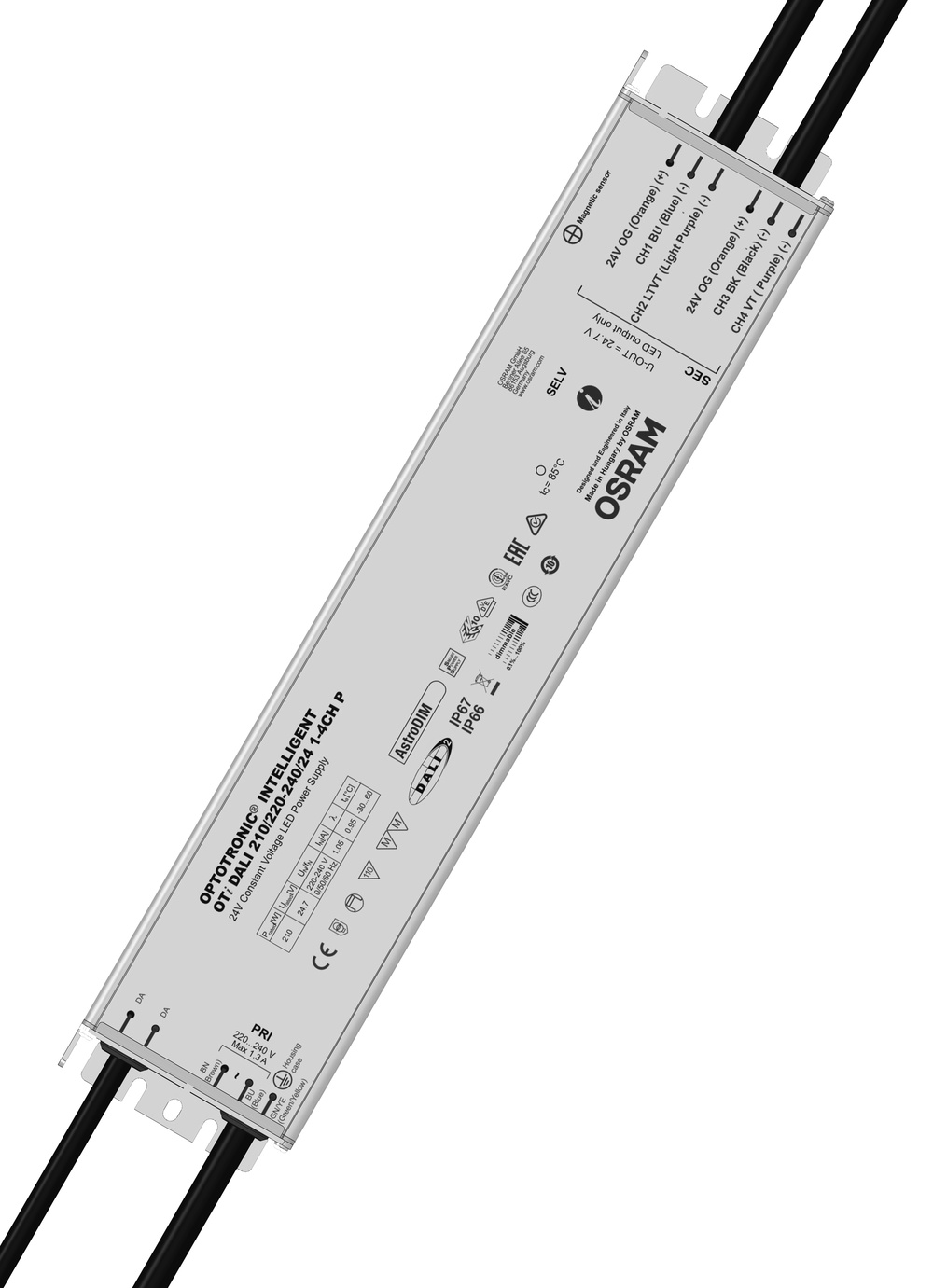osram Elektroninen liitäntälaite oti dali 210/220-240/24 1-4ch
