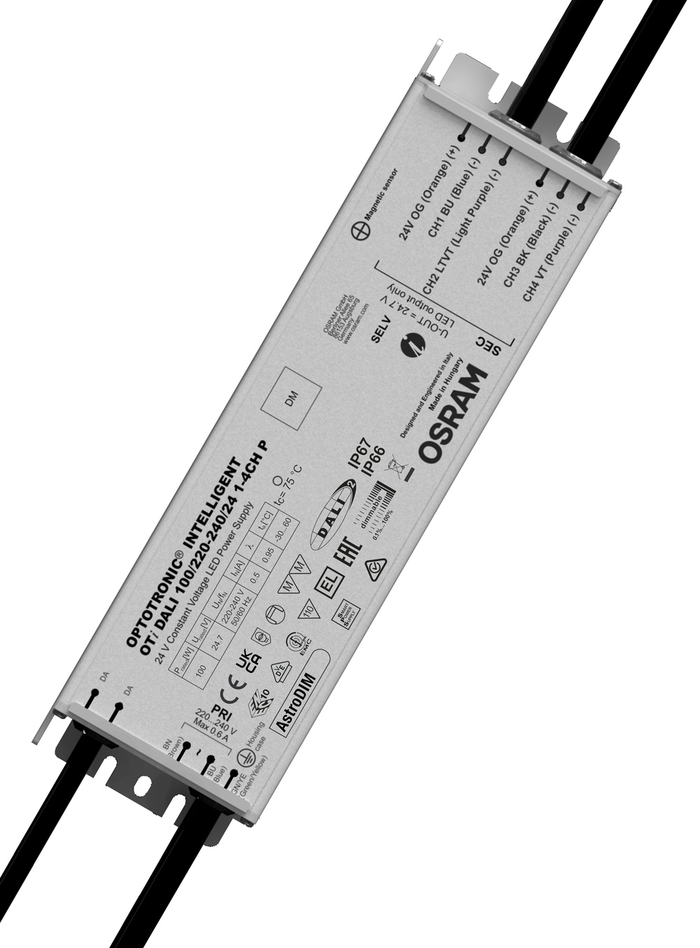 osram Electronic ballast oti dali 100/220-240/24 1-4ch