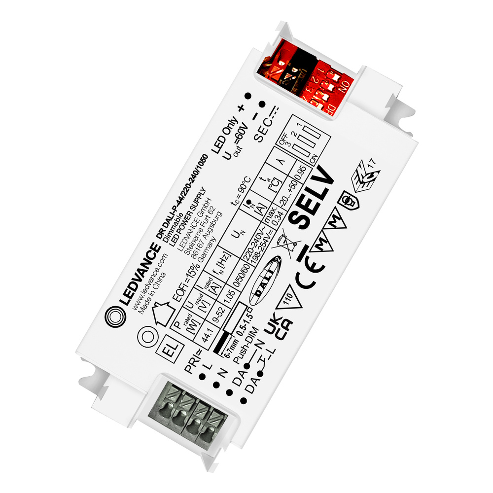 ledvance Elektroniskt förkoppl. dr pfm dali cc 44w/220-240/1050ma da