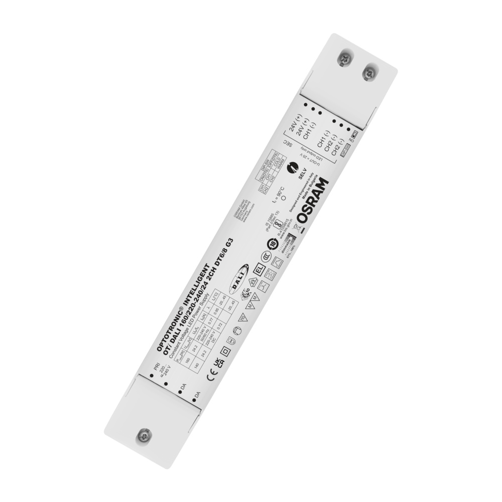 osram Elektroninen liitäntälaite oti dali 160/220-240/24 2ch dt