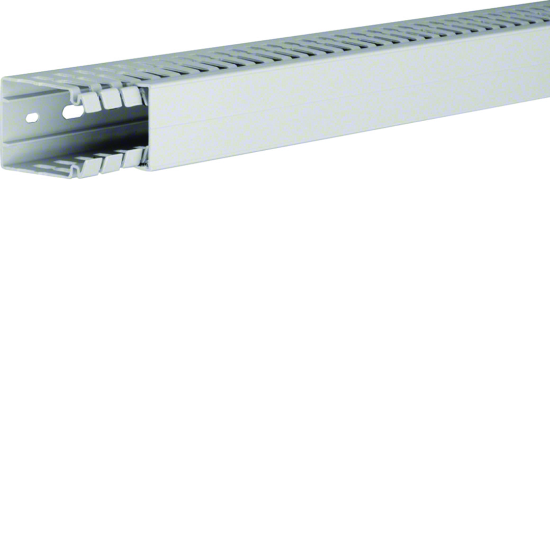 Slisset Ledningskanal Halogenfri 60x40 Lysgrå 2m