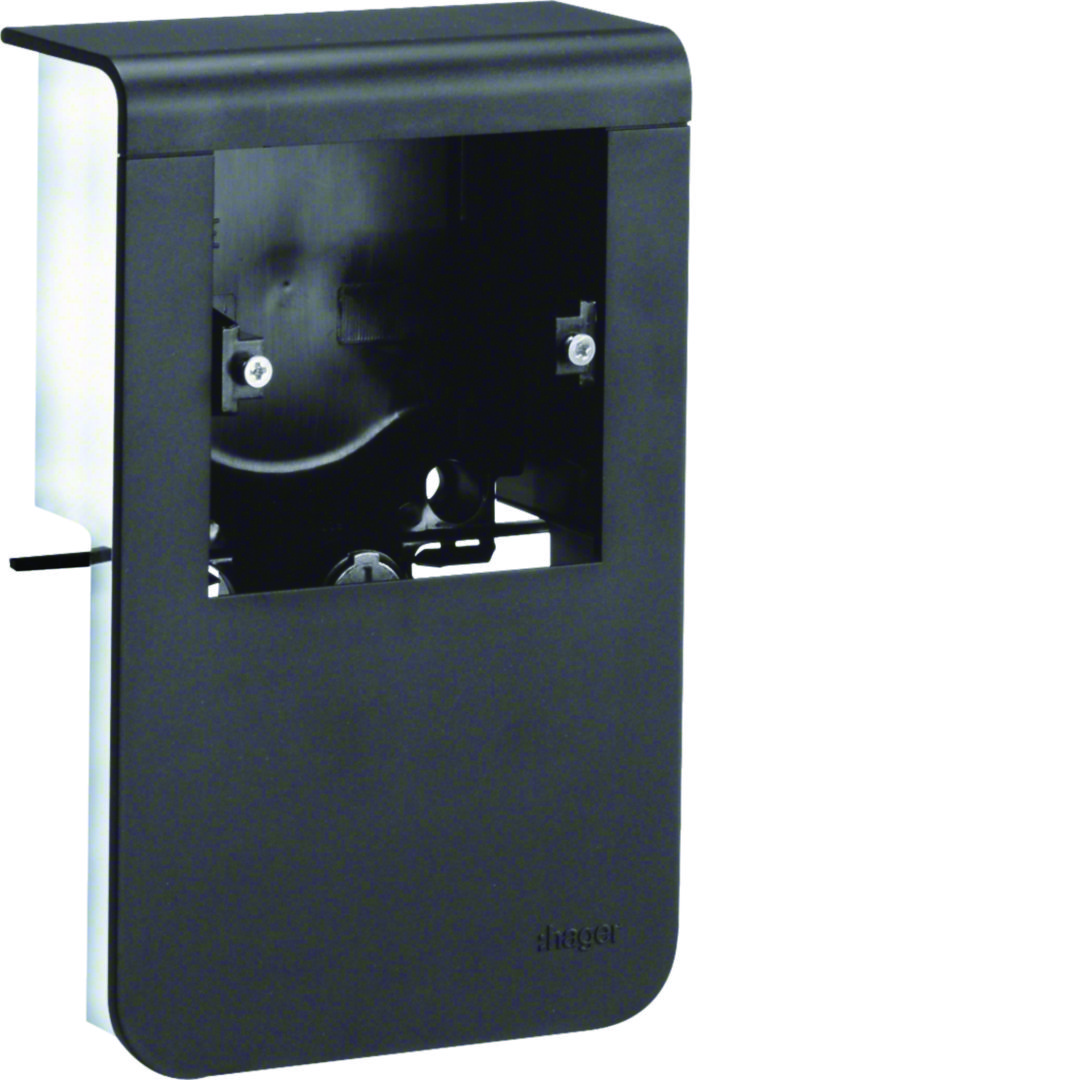 SKIRTING OUTLET BOX TEHALIT.SL SL20115 STANDARD WA BLACK