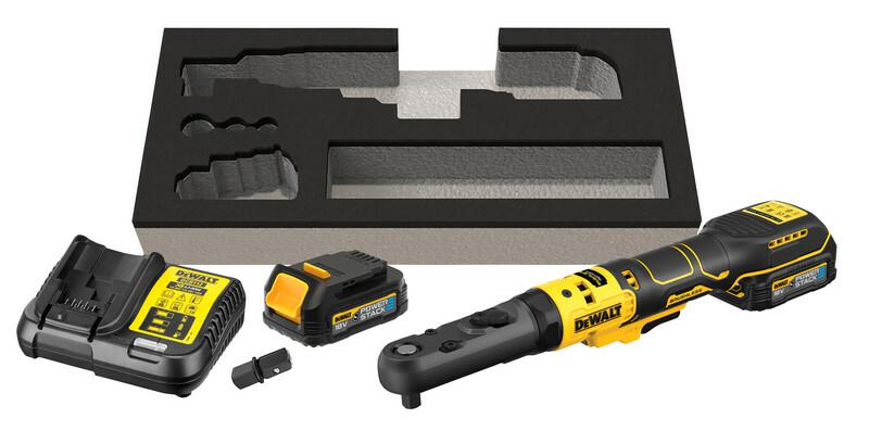 SEALED HEAD RATCHET DEWALT DCF510E2G 1/4IN 3/8IN 2X1.7AH