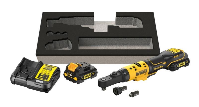 SEALED HEAD RATCHET DEWALT DCF500L2G 1/4IN 3/8IN 2X3AH