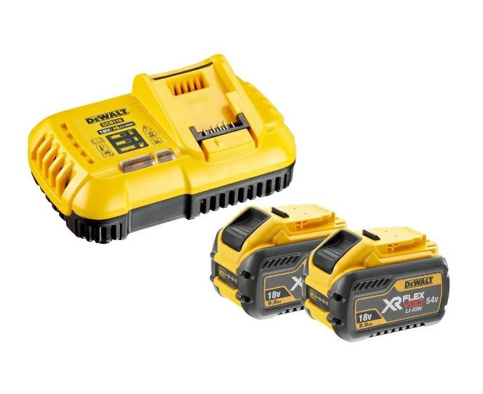 LADDARE+BATT. DEWALT DCB118X2 2X9,0AH XR FLEXVOLT