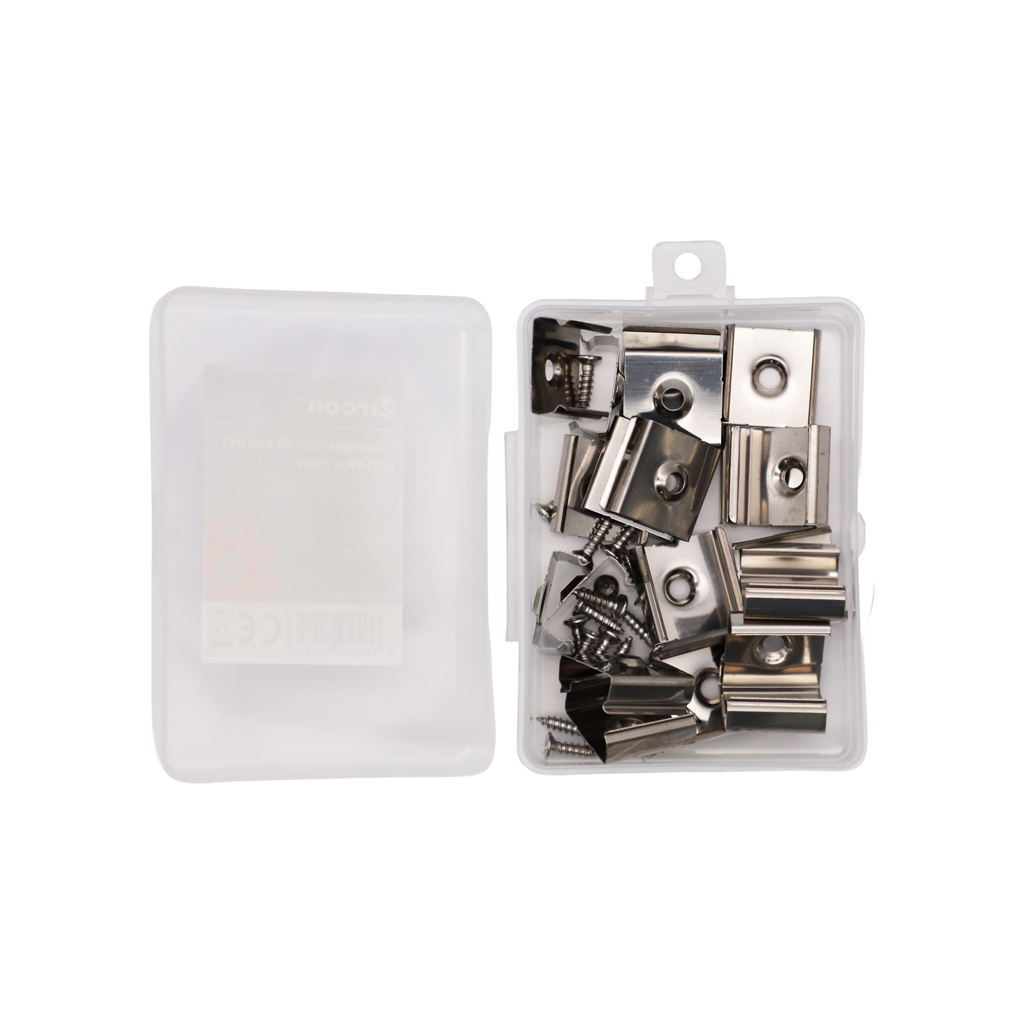 zircon Kiinnitysklipsi zircon led-valonauhoille 20kpl