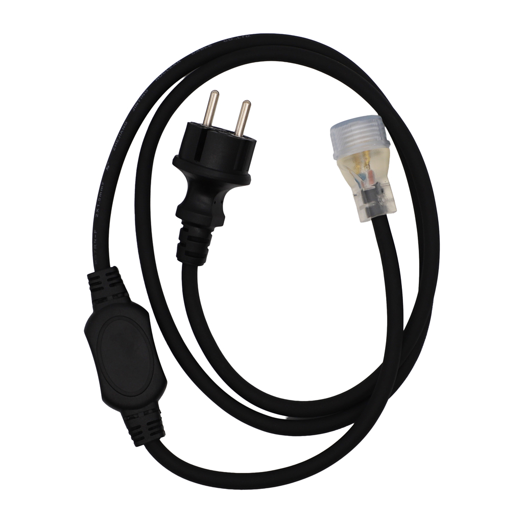VIRTAJOHTO ZIRCON 1,5M LED-VALONAUHOILLE