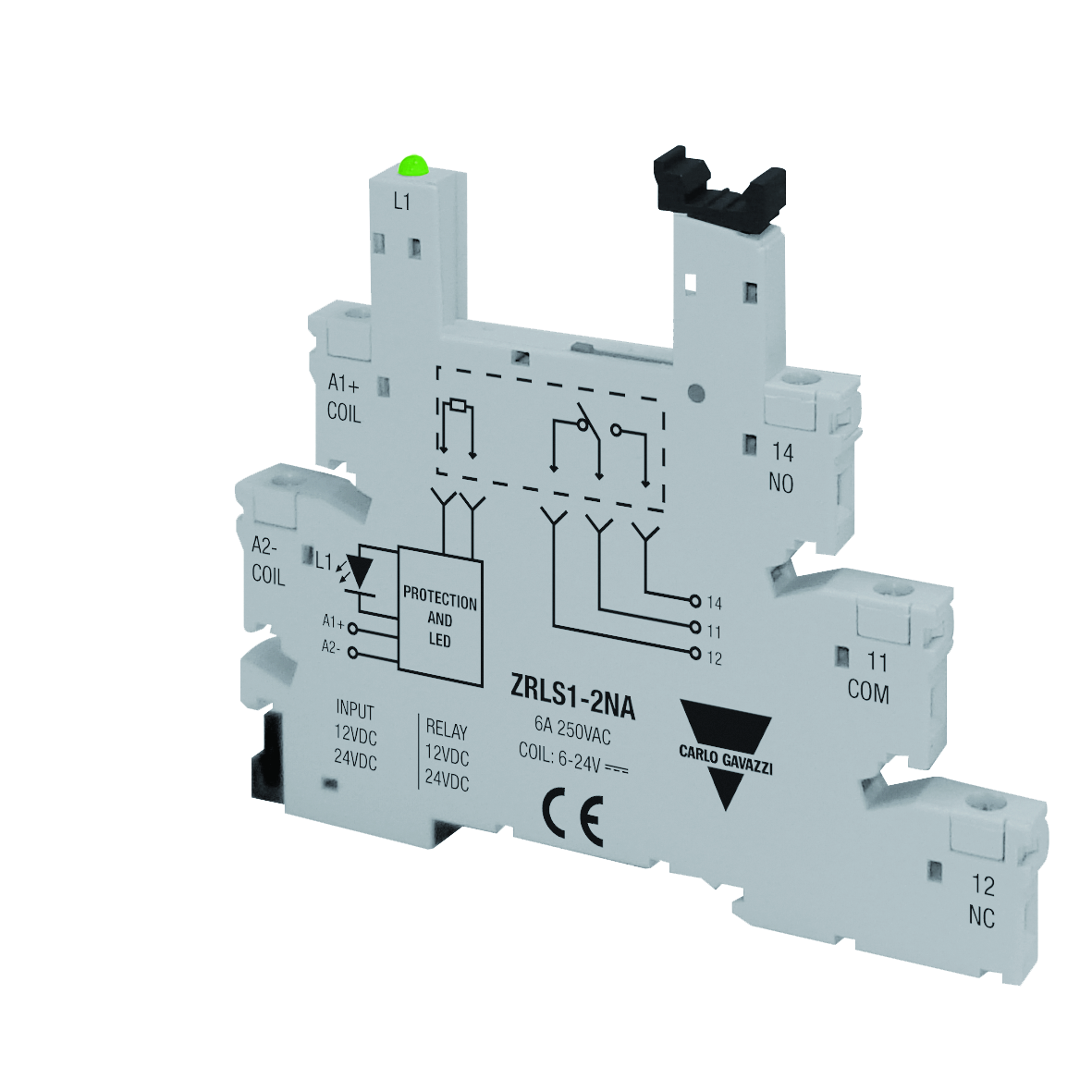 SOKKEL FOR 220/240VAC/DC SPOLE