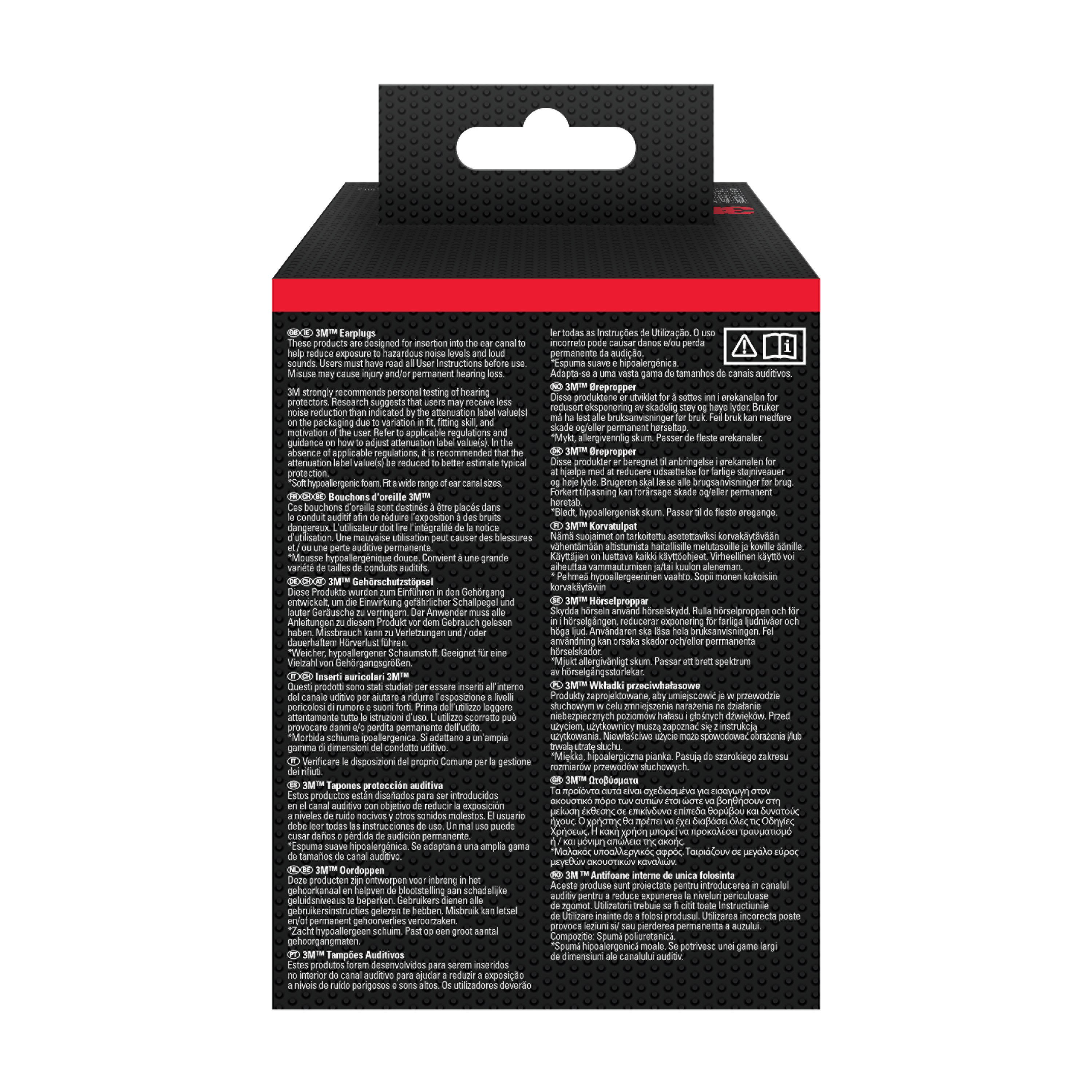 3m Earplugs 3m 1100 50 pair snr 37 db