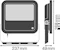 ledvance Strålkastare floodlight pfm fl pfm 65w/4000k sym sl bk