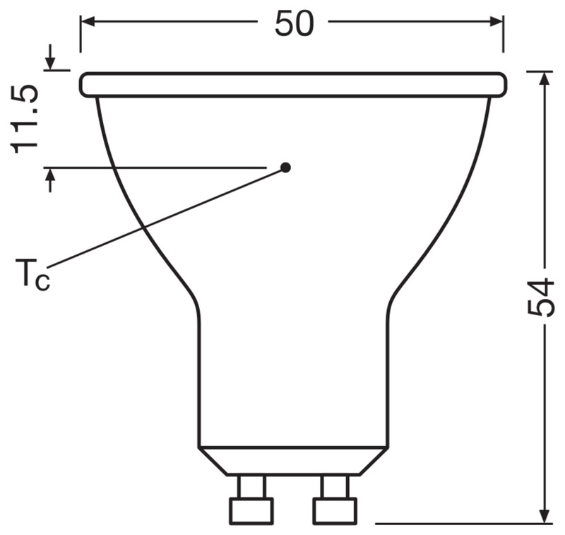 ledvance Reflector lamp value classic par16 6,9w/865 575lm gu10 36d