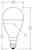 ledvance Minibollform lampa value clp 6,5w/827 806lm e14 op