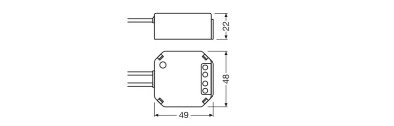 ledvance Dimmer vivares dali flex cu flush mount dali-2 tw