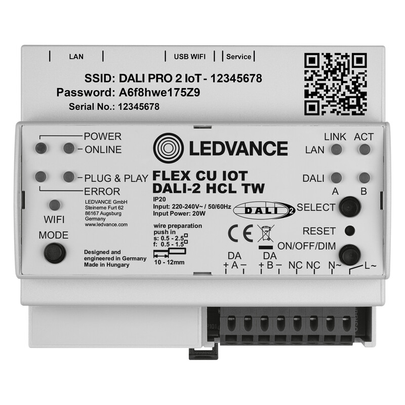 ledvance Reititin vivares dali flex cu iot dali-2 hcl tw
