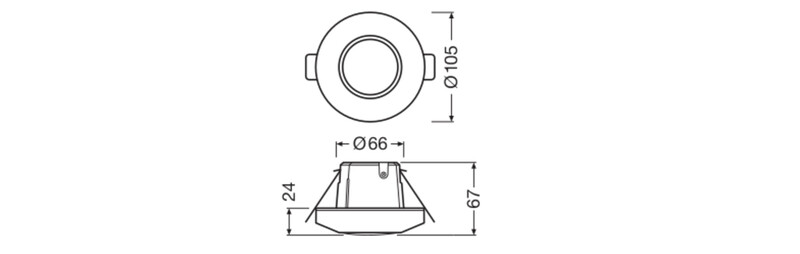 ledvance Läsnäolotunnistin vivares dali sensor dali-2 ls-pd-8 ir ci