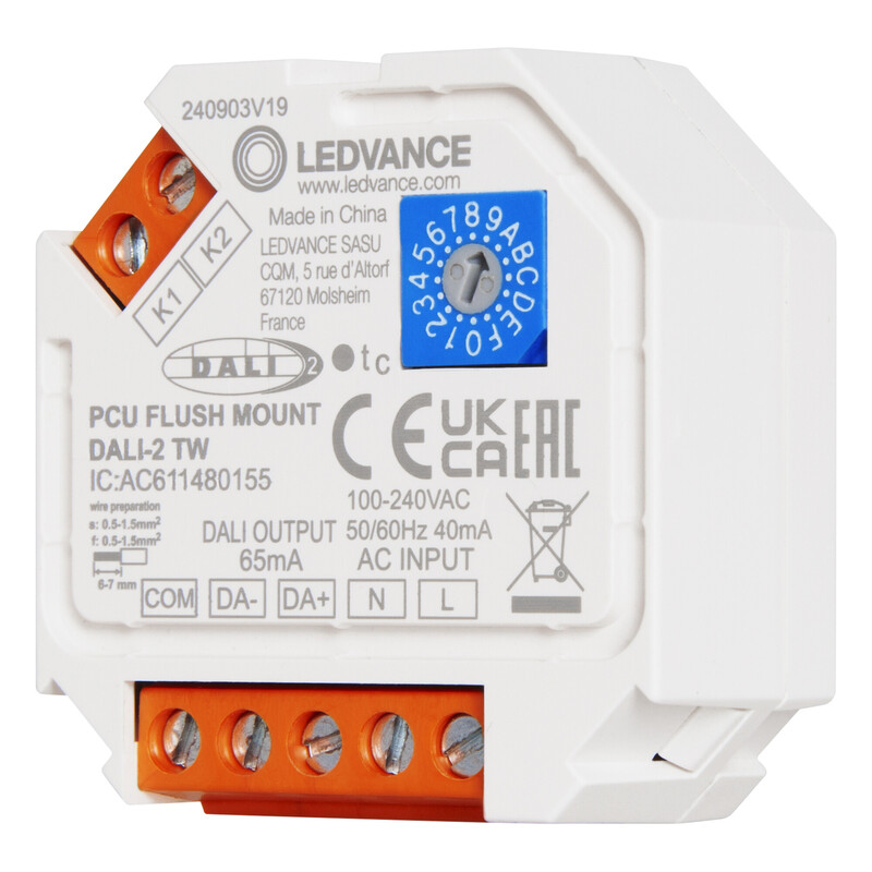 DIMMER VIVARES DALI PCU PUSH DALI-2 TW