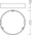 ledvance Pinta-asennuskehys dl slim frame dn210 wt