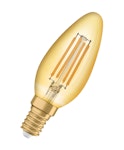 LED LAMP CL B 35 CANDLE E14 FIL GOLD