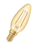 LED LAMP CL B 12 CANDLE E14 FIL GOLD