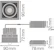 ledvance Downlight armatur spot square sp square adj 8w/3000k fl bk