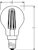 ledvance Pienkupulamppu superior clp 3,4w/940 470lm e14 dim cl
