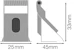 ledvance Mekaniska tillbehör panel un mounting clips 4kpl