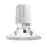 MOTION DETECTOR PD-FLAT 360I/8 LARGE ROUND WHI