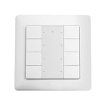 DIMMER PUSH BUTTON X8 DALI-2 WH