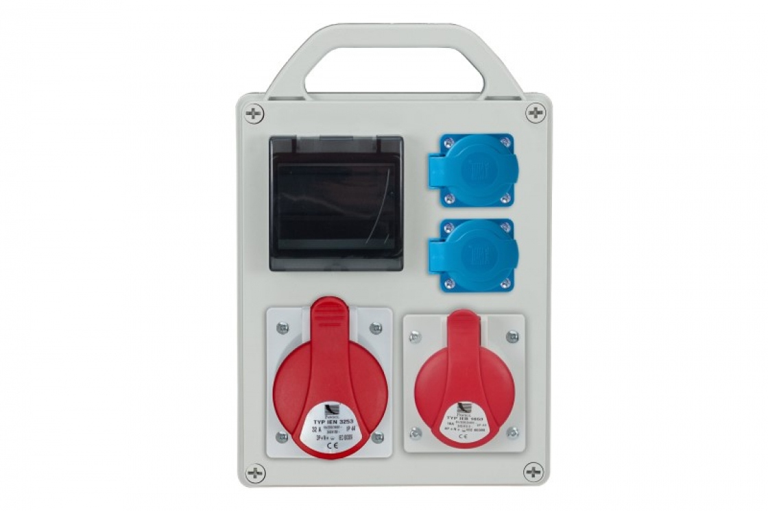 BŪVSADALNE R-BOX 240R 1x32A/5P  1x16A/5P  2x250V