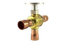BALL VALVE CO2 3-WAY 1/4 120BAR COPPER ACTUATOR