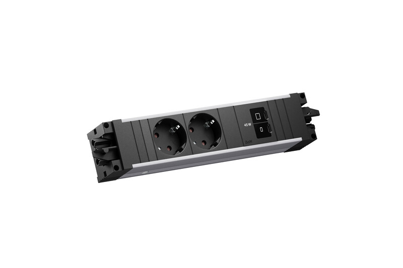 bachmann Pistorasia step alu alu 2 x pr + usb c/c 45w