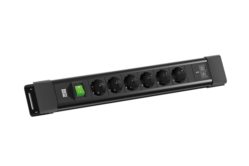 bachmann Skarvuttag connectus connectus 6 uttag usb c/c sva