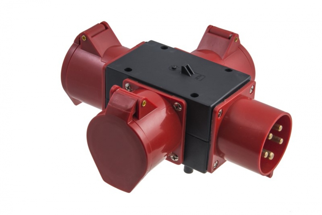 KONTAKTLIGZDU BLOKS 3x32A/5P+1x32A/5P 400V IP44