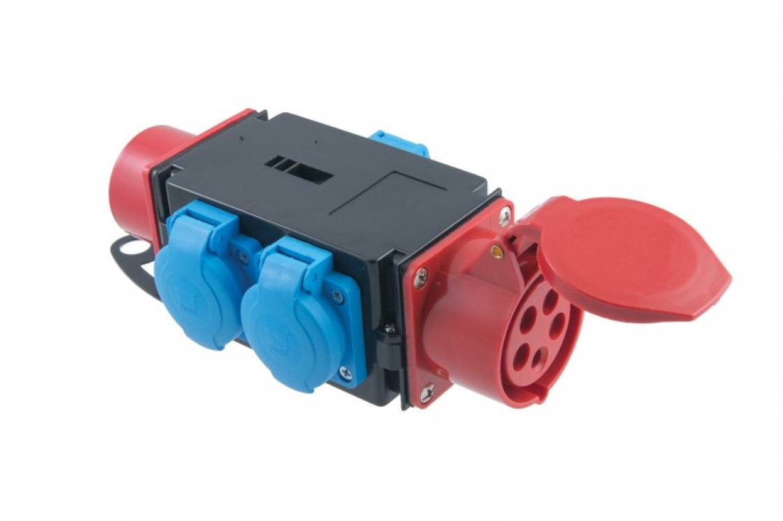 KONTAKTLIGZDU BLOKS 1x16A/5P+3x250V+1x16A/5P 400V