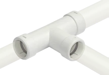 RIGID DRAIN PIPE ARTIPLASTIC T-PIECE 20MM O-RING
