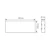 esylux Exit sign luminaire slx slx led flat cover 3h 24m wm