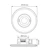 esylux Motion detector esylux md-flat-l 360i/8 rw