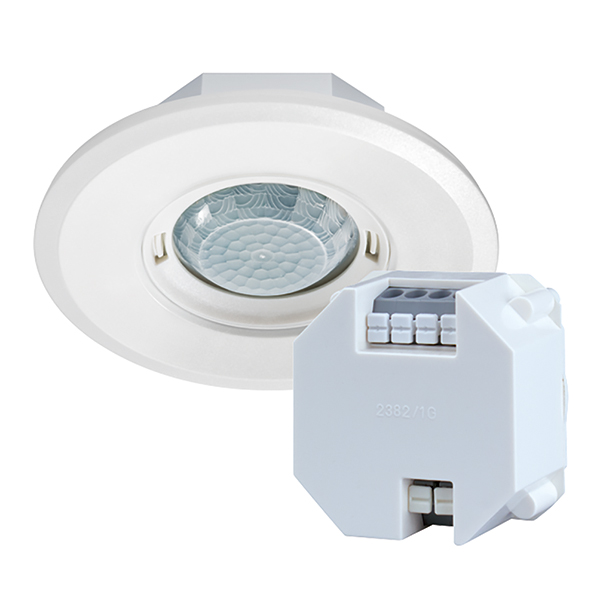 PRESENCE INDICATOR ESYLUX PD-FLAT-S 360I/8 RW DALI