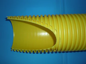 wavin Kabelskyddsrör dvk-h 160 l=6m, hybrid gul