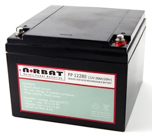 coromatic Blybatteri fp12280 12v 28ah