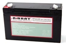 Blybatteri FP6120 6V 12Ah