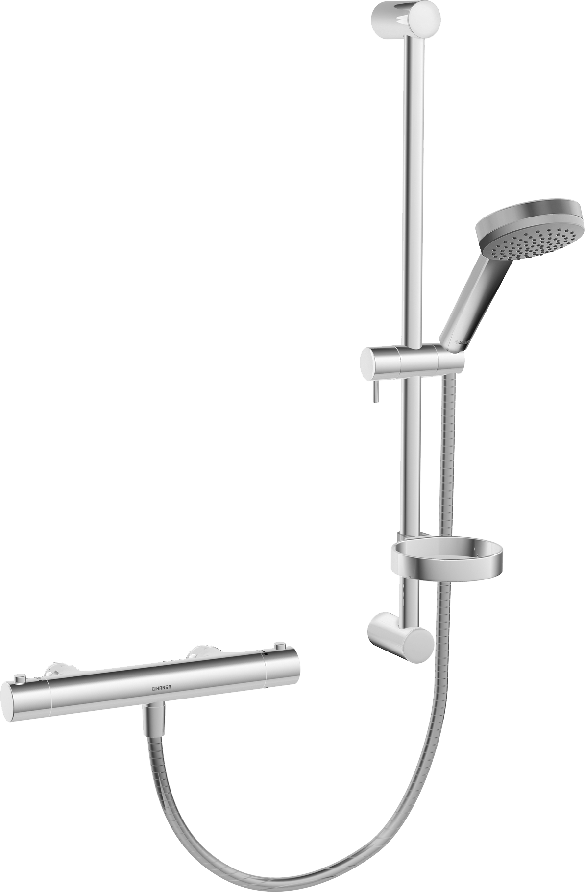 hansa Duschblandare + duschset hansa 48130021 hansaprisma hansaviva
