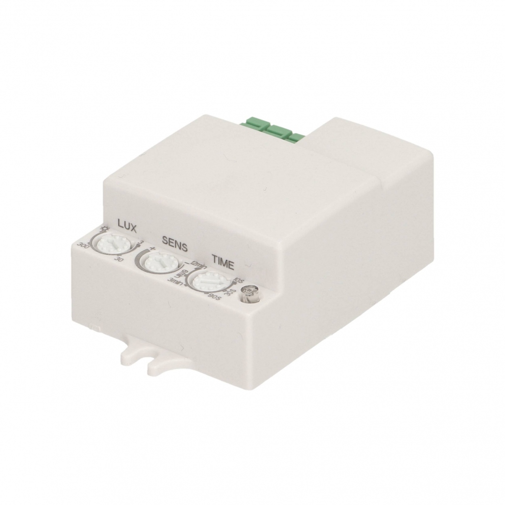 KUSTĪBAS SENSORS WAVO 180°/360° D16m 1200W BALTS