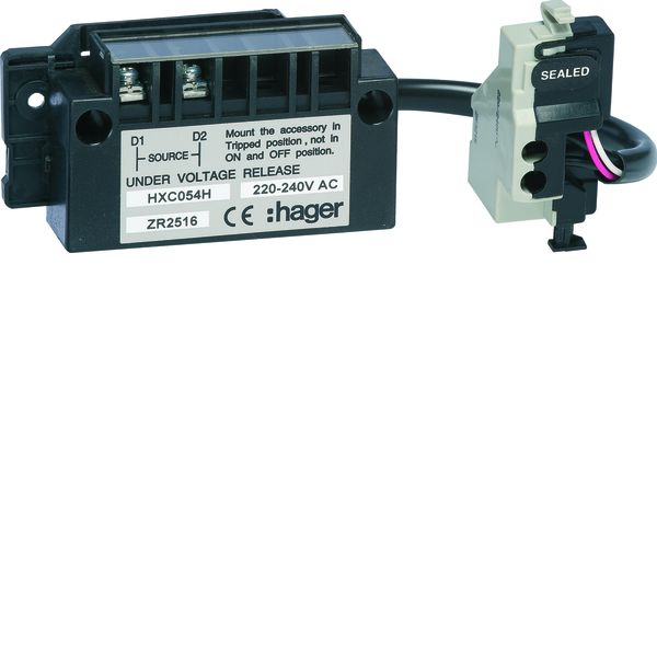 hager Underspänningsutlösare h250-h630 220-240v ac